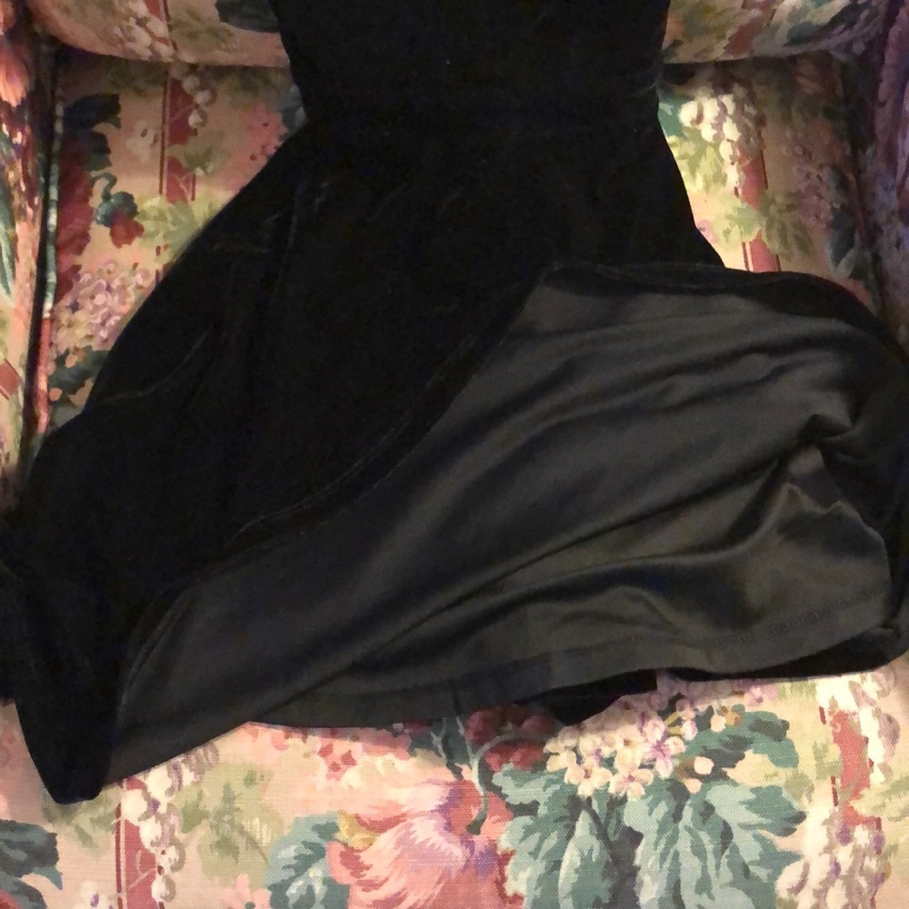 LBD! Black Velvet Spaghetti Strap - Picture 3 of 10
